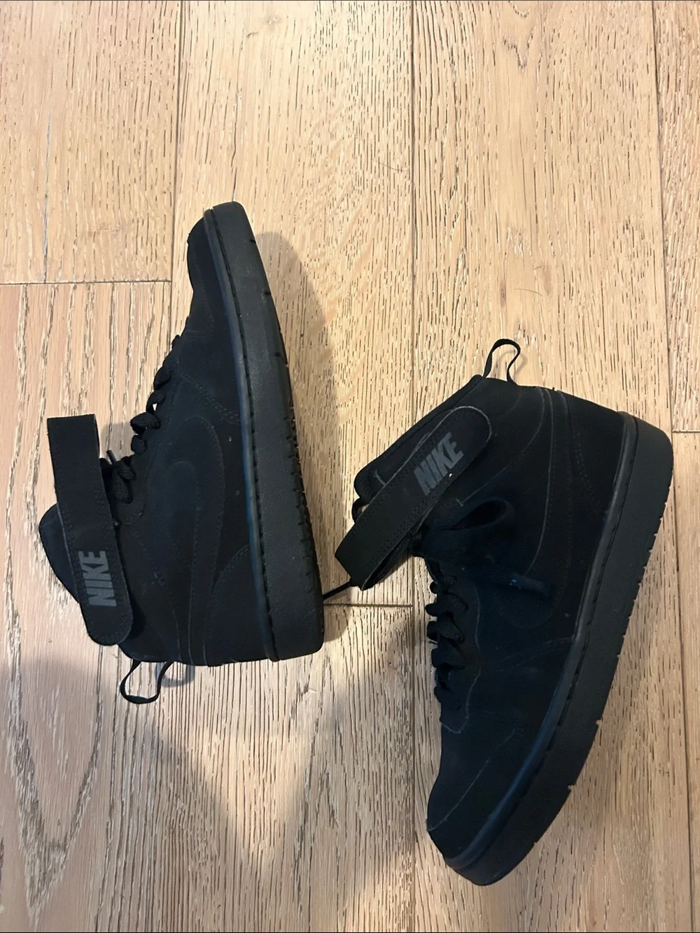 Nike Kids Black High-Top Sneakers